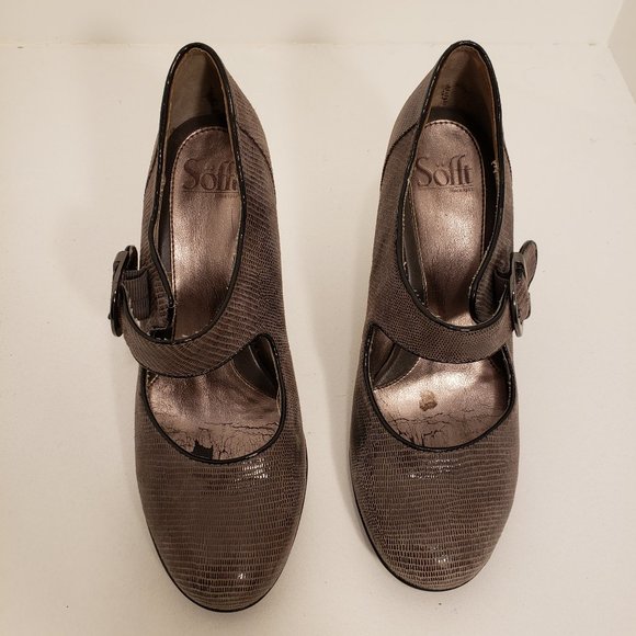 Heels Closed-toe buckle Mary Jane heels - Picture 10 of 16